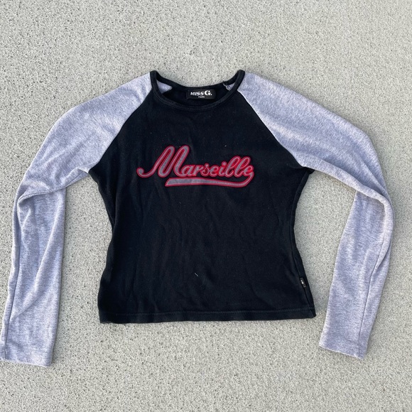 Black and grey crop top - Picture 5 of 6